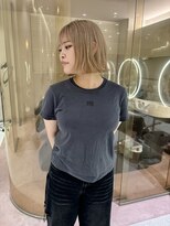 マイル 渋谷(mile)&nbsp;ニュアンスボブ×アッシュベージュ