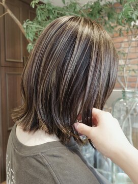 ボコカ(bococa) 【macana指名】ハイライト　コントラストカラー　レイヤーカット