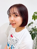 フリッカ(Flicka)&nbsp;コンパクトボブ×ダークボルドー