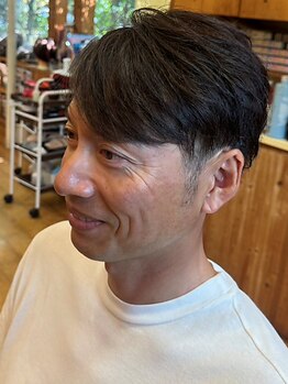 マギーメイの写真/《熊本/八島》仕事帰り&当日予約OK*メンズ限定クーポン多数ご用意あり！忙しい朝のスタイリングも簡単に!