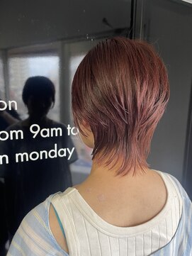 キジ(KIJI) ★ガーネットレッド×ウルフヘアー★