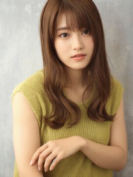アース 湘南台店(HAIR&MAKE EARTH) 縮毛矯正ロング♪コスメストレート髪質改善ココアベージュ