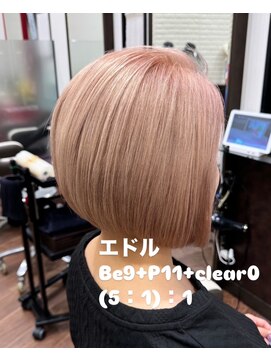 ブルーノ 東員店(BRUNO) ミニボブ×ホワイトピンクベージュ♪