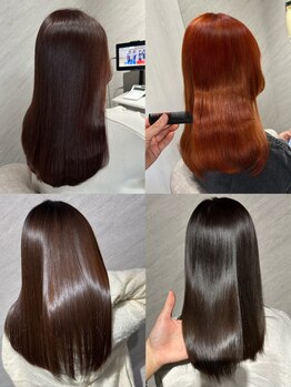 アンベル(ANBEL)の写真/【阪神西宮駅徒歩1分】こだわりの商材を使用！ANBELの髪質改善によって憧れのウル艶美髪が手に入る◇