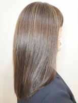 松本平太郎美容室 国立店 ロングストレート×イノアカラー×ハイライト/30代40代50代60代