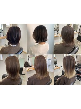 《カット＋カラーで8000円以下のクーポンがあるサロン》お得なクーポン有☆こだわりのカットと透明感が◎