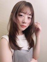 イーストハムヘッドショップ(EAST HAM head shop) レイヤーカット/ミルクティーブラウン/艶カラー