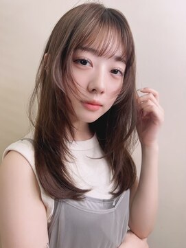 イーストハムヘッドショップ(EAST HAM head shop) レイヤーカット/ミルクティーブラウン/艶カラー