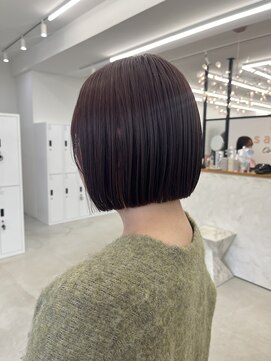 サンド 大阪梅田(sand) @haru__sand ボブ/レイヤーボブ/韓国風/小顔/ワンレン/大阪梅田