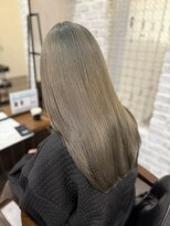 ルクスバイアフィナー(Luxo by Afinar) カット×ケアブリーチダブルカラー/オリーブグレージュ