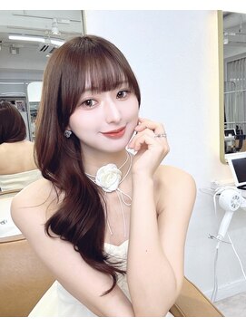 レイリー 原宿 表参道(Rayreee) 艶感たっぷりの韓国レイヤーロング×透けバング10代20代30代