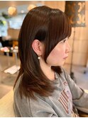 本八幡×市川×セミロング×小顔×オーガニックカラー