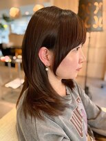 フリップビーアヴェダ(FLIP B AVEDA) 本八幡×市川×セミロング×小顔×オーガニックカラー