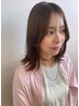 気になるポイントに♪ 前髪縮毛矯正 6600円
