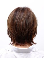 ヘアーサロンテン モトアザブ(hair salon Ten motoazabu)&nbsp;くびれヘア/アプリコットオレンジ/ハイライトカラー/麻布