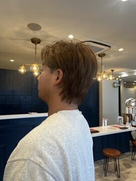 ラグ バイ シゲルカットクラブ 神田久志本店(lag) 白髪ぼかしミルクティーベージュカラー