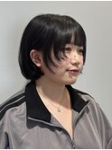 顔周りレイヤーボブ