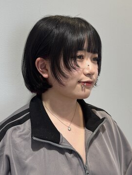 ニューヨークニューヨーク 阪急高槻店(NYNY) 顔周りレイヤーボブ