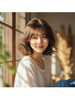 コトナ 越谷店&nbsp;抜け感ウェーブ×ベージュグレージュ