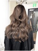 ハイライトバレイヤージュダブルカラーケアブリーチ20代30代