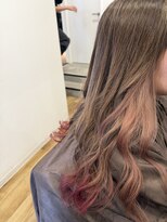 アフィネ ヘアライフデザイン(Affiner HAIR LIFE DESIGN)&nbsp;裾カラーでピンクに！！