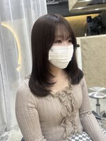 ウリ 横浜(uli)&nbsp;【MIKU指名限定】ザクザクレイヤーカット×ヘーゼルベージュ