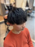メンズ波巻きパーマ