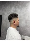 MEN’S HAIR/サーフカール/刈り上げセンターパート/本八幡