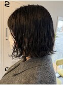 波巻きパーマ