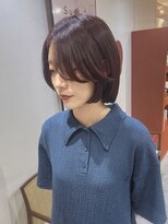 レス 伏見(LESS)&nbsp;[LESS 伏見/丸の内/栄/名古屋]大人ボルドーカラーボブ★浅田