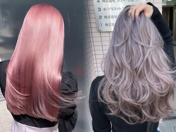 アット(at...)の写真/≪カミカリスマ認定サロン≫ ハイトーン/インナーカラー/ハイライトなど圧倒的ダメージレスにカラーリング!