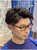 2026年サマーアップバングツイストスパイラルパーマパーマ