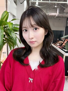 アルバム 新宿(ALBUM SHINJUKU) くびれミディ前髪カット似合わせカット大人ガーリー _F1362