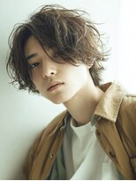 ハロオム(Halo homme) 束感×ウルフカット|軽やかこなれミディアムスタイル