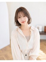 バグズ ヘアデザイン 桔梗が丘店(Baguz HAIR DESIGN)&nbsp;くびれボブ×レイヤーボブ×シースルーバング