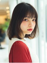 ダル 渋谷/表参道(DAL.)&nbsp;くびれミディアム/ハッシュカット/ダークアッシュ/ブラウン