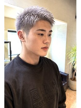テダ(Te'Da)の写真/【デザインカラー×メンズ】ブリーチなしの透明感から攻めのダブルカラーまで!自分史上最高のスタイルへ◎