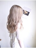 ブリーチ×ベージュ