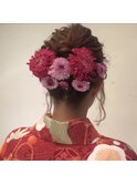 tomoヘア＊着物似合わせヘアアレンジ　スッキリアップ