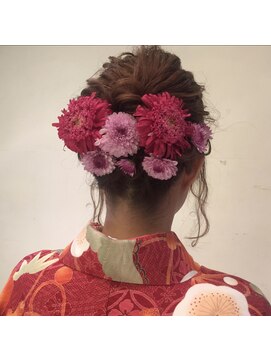 アピッシュ ギンザ(apish ginza) tomoヘア＊着物似合わせヘアアレンジ　スッキリアップ