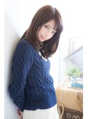 【mod's hair　足利】フェミニン★透明感ツヤ感ブラウンカラー