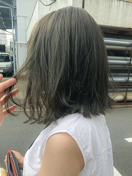 ネイヴィル オモテサンドウ(navile omotesando) ☆ブリーチなしオリーブグレージュ☆20代30代40代オリーブカラー