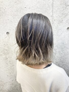 ヘアメイク ゼロ(0) ハイライトグラデーション