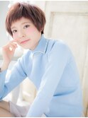 *mod's姪浜*…インナーカラーピンクセシルカットマッシュヘアe