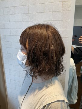 ビューティー リゾート アンアリー(BEAUTY RESORT AN ALLY) 【AN ALLY/竹ノ塚★西新井】ふわふわパーマボブ