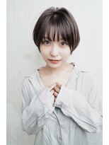 クレドガーデン 浦和店(CRED GARDEN)&nbsp;ラフニュアンス×前下がりマッシュショート×黒髪アッシュf4