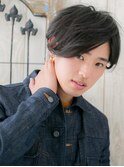 ラフさがカッコイイ…抜け感ツーブロックマッシュD