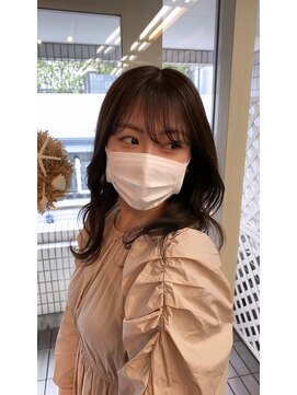 ピース トウキョウ(PEACE TOKYO) 目力UPのシースルーバングヘア