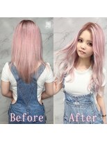 エクステ専門店あるじゃんすー 広島店&nbsp;ホワイトピンクカラー#シールエクステ#ホワイトピンク#美髪#広島