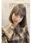 10代20代30代40代 大人可愛いワンカール水平ボブ　藤沢